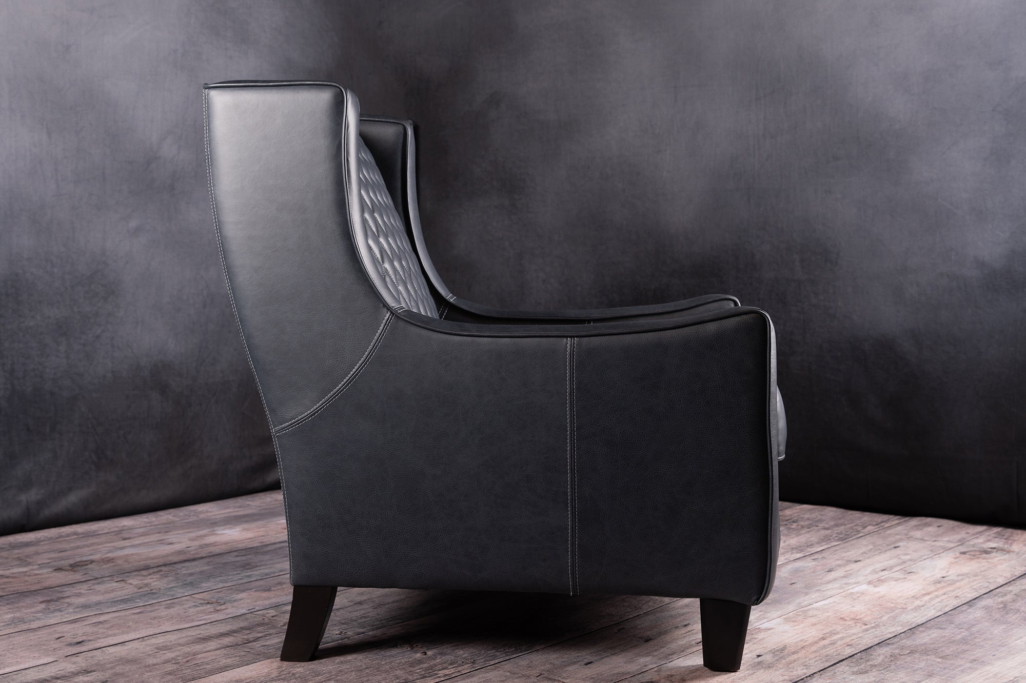 LOFT QUILTED BACK CHAIR - Stylish Upholstered Accent Chair for Living Room, Bedroom, or Office - Perfect for Reading Nooks, Lounge Areas, and Home Decor