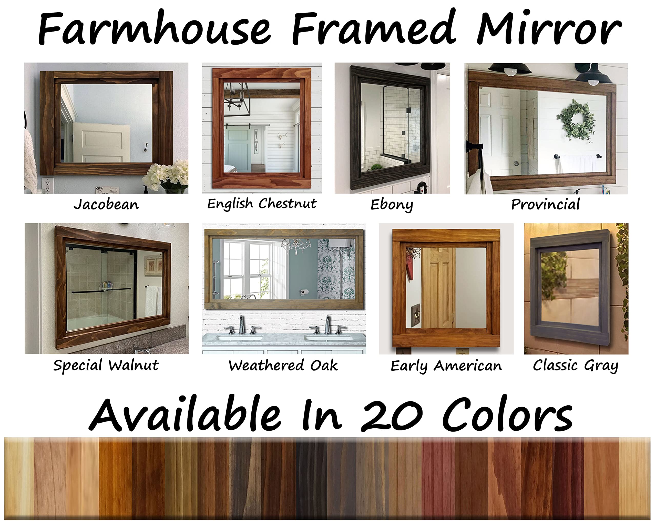 Farmhouse Wall Mirror 20