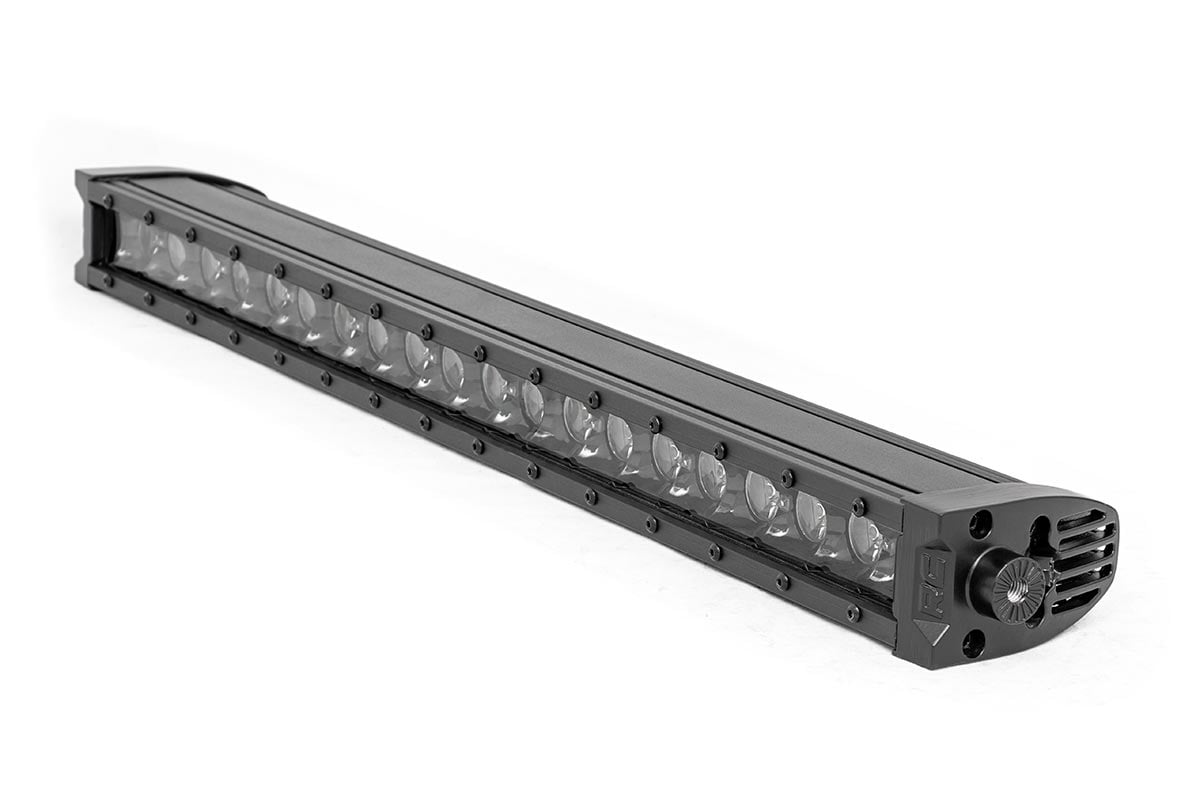 20 Inch Black Series LED Light Bar - Single Row Cool White DRL (70720BLDRL) for Off-Road Trucks, ATVs & UTVs - Waterproof & Durable Driving Lights