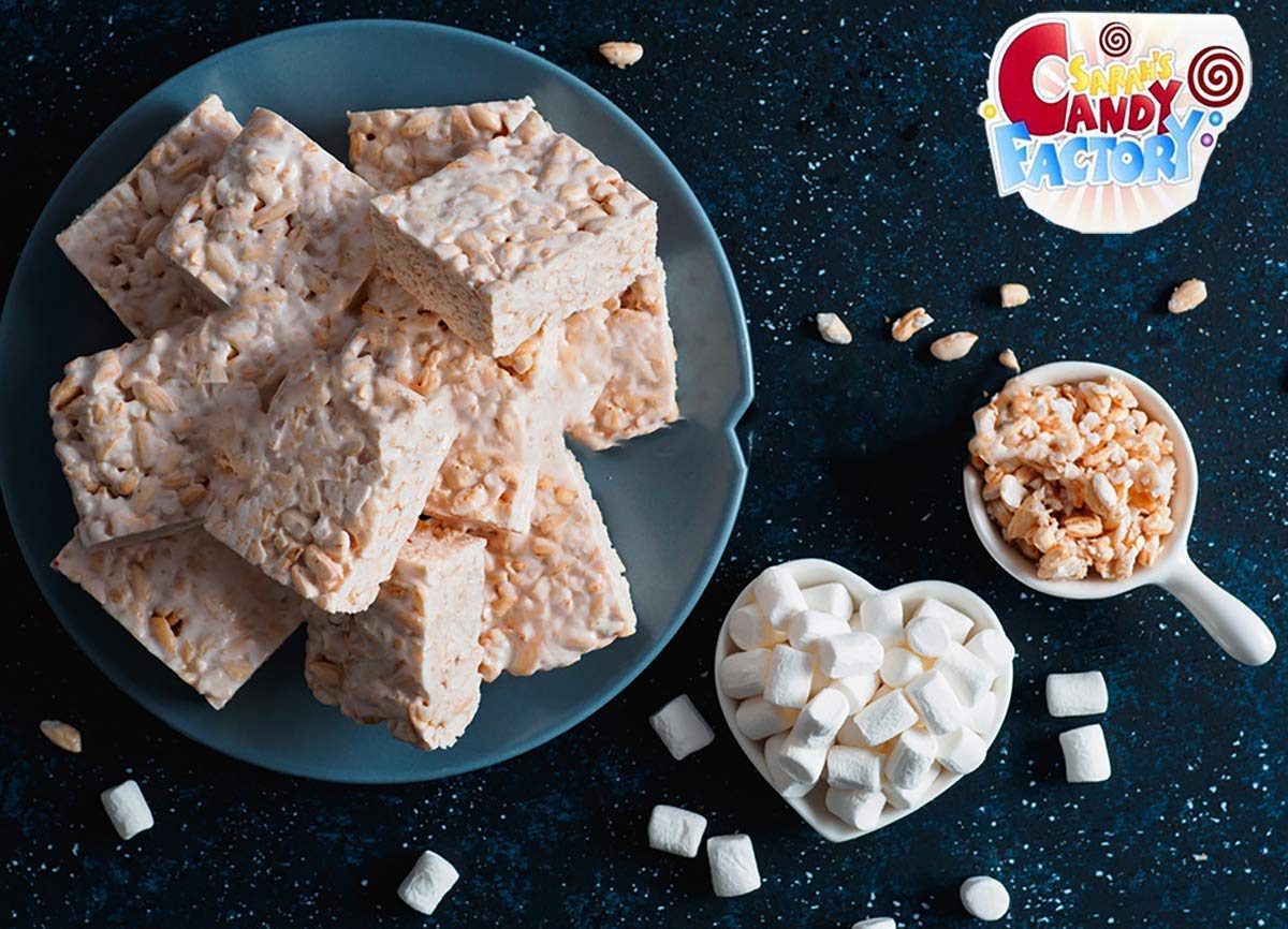 Sarah's Candy Factory Vanilla Mini Dehydrated Marshmallows in Jar - 1 Pound (16oz) | Perfect for Hot Chocolate, Baking & Camping Snacks