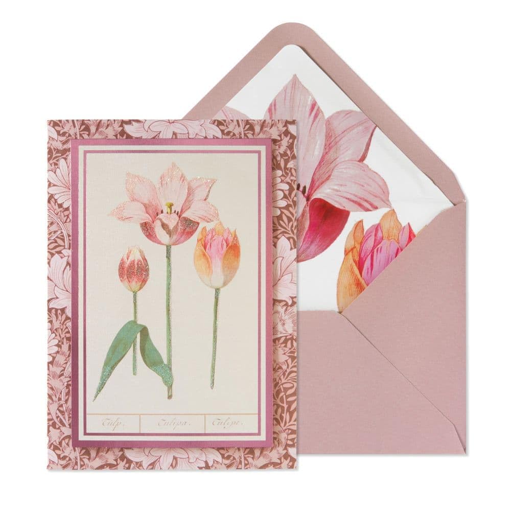 Beautiful Botanical Tulips Easter Greeting Card - Perfect for Spring Celebrations, Holiday Wishes & Home Decor