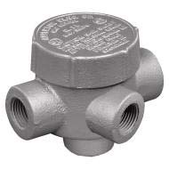 Appleton Electric GRJTA50 Conduit Outlet Body - Iron Construction, Threaded Round TA Style for Industrial Wiring | Durable Electrical Conduit Fitting for Hazardous Locations & Outdoor Installations