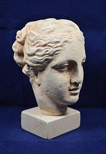 Estia Creations Hygieia Greek Goddess of Health Sculpture Bust - Handcrafted Home Decor for Wellness Spaces, Yoga Studios & Meditation Rooms
