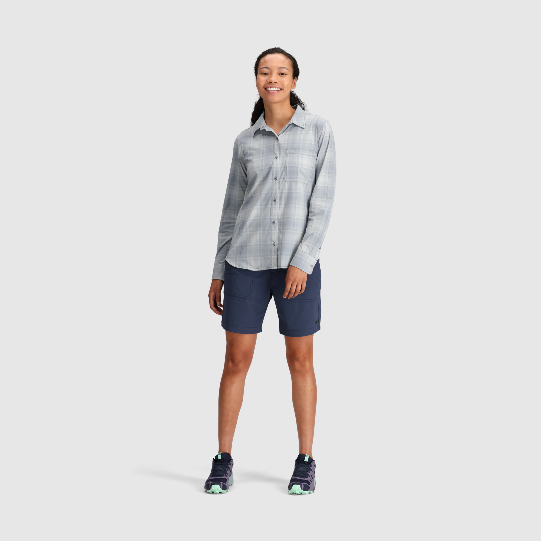 Astroman Women's UPF 50+ Long Sleeve Sun Shirt - Lightweight Breathable UV Protection Shirt for Hiking, Fishing & Outdoor Activities
