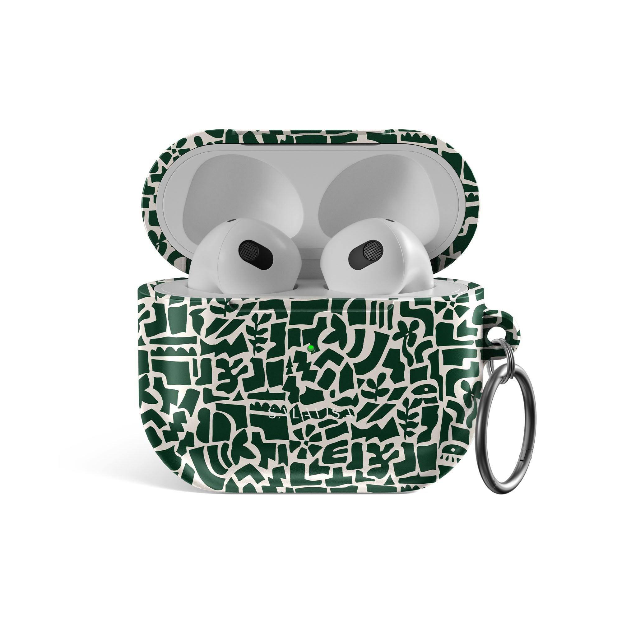 Premium Green Maze AirPods Case - Shockproof & Scratch-Resistant Protective Cover for AirPods 1/2/3 Pro - Perfect for Gym, Travel & Everyday Use