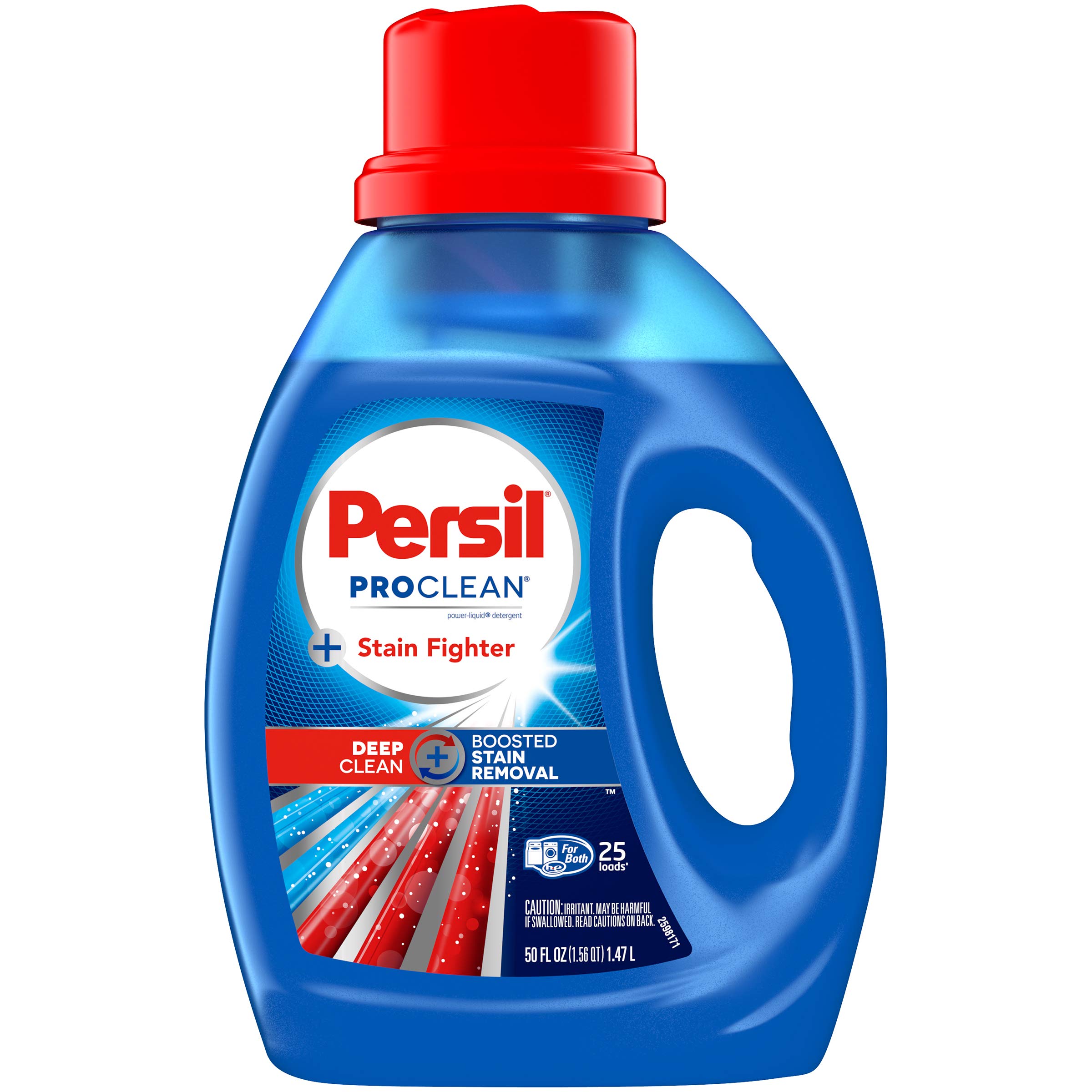 Persil ProClean Power-Liquid Laundry Detergent - Original Scent, 2-in-1 Formula, 50 Fl Oz (1.48L) - Tough Stain Removal for Clothes, Sheets & Towels - Ideal for High-Efficiency (HE) Washing Machines
