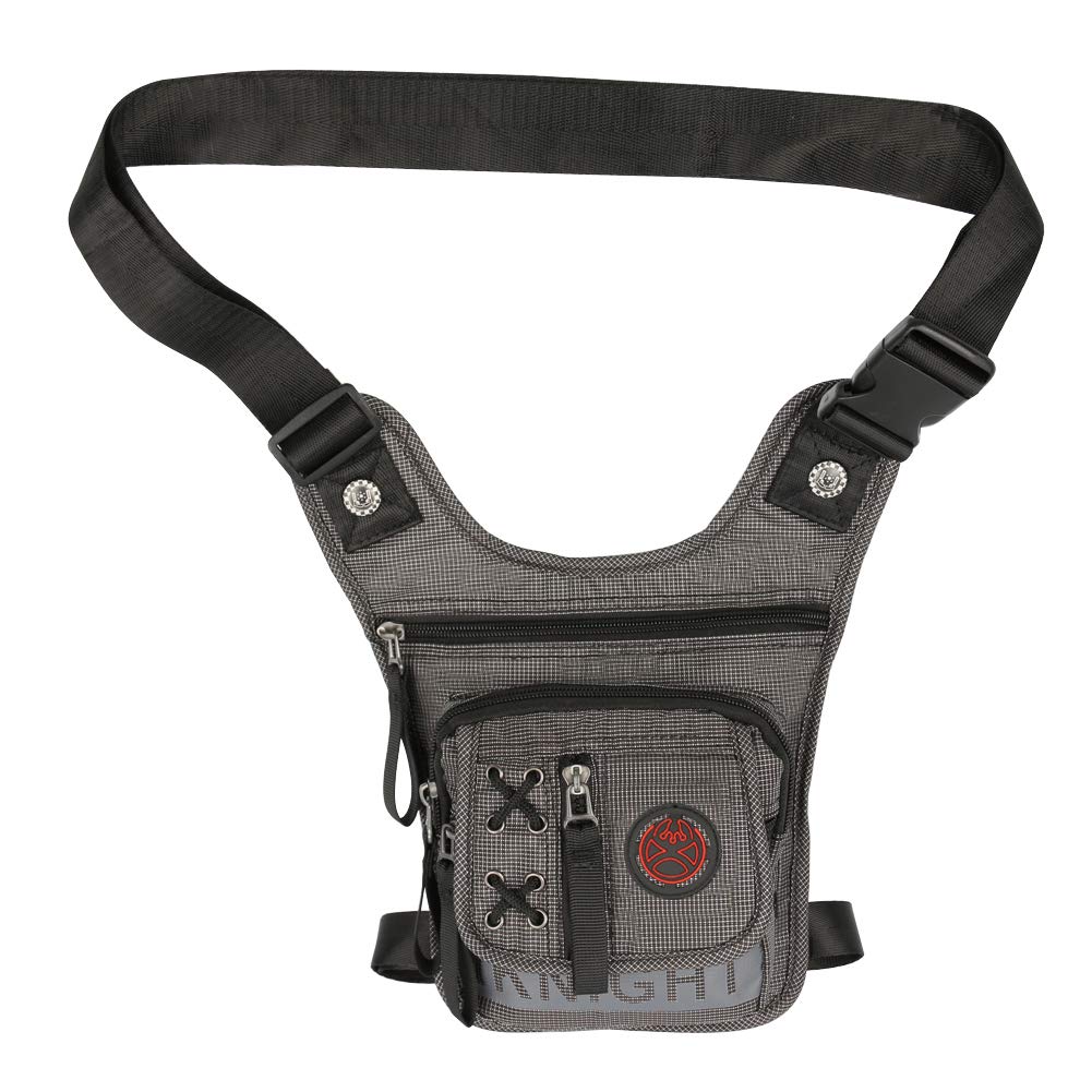 Vanlison Tactical Thigh Bag - Adjustable Leg Pouch for Hiking, Running & Outdoor Activities | Waterproof Fanny Pack for Travel, Cycling & Sports Gear Storage