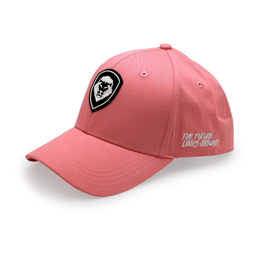Women's VT Shield Logo Snapback Hat in Light Pink - Stylish & Comfortable Baseball Cap for Casual Wear, Sports & Outdoor Activities