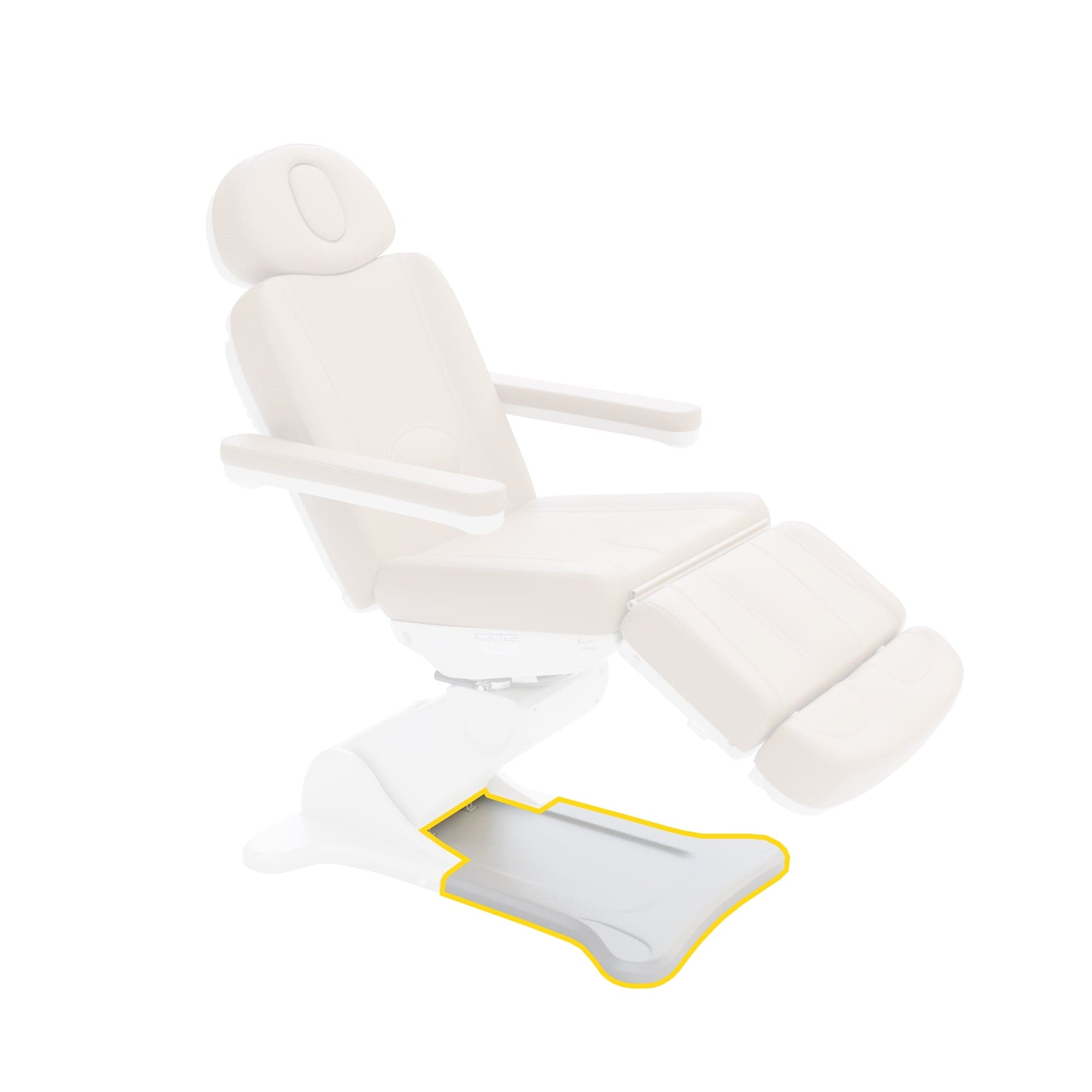 2246B Dental Treatment Chair Base (Front Plastic) - Durable & Stable Support for Dental Procedures - Perfect for Clinics & Dental Offices