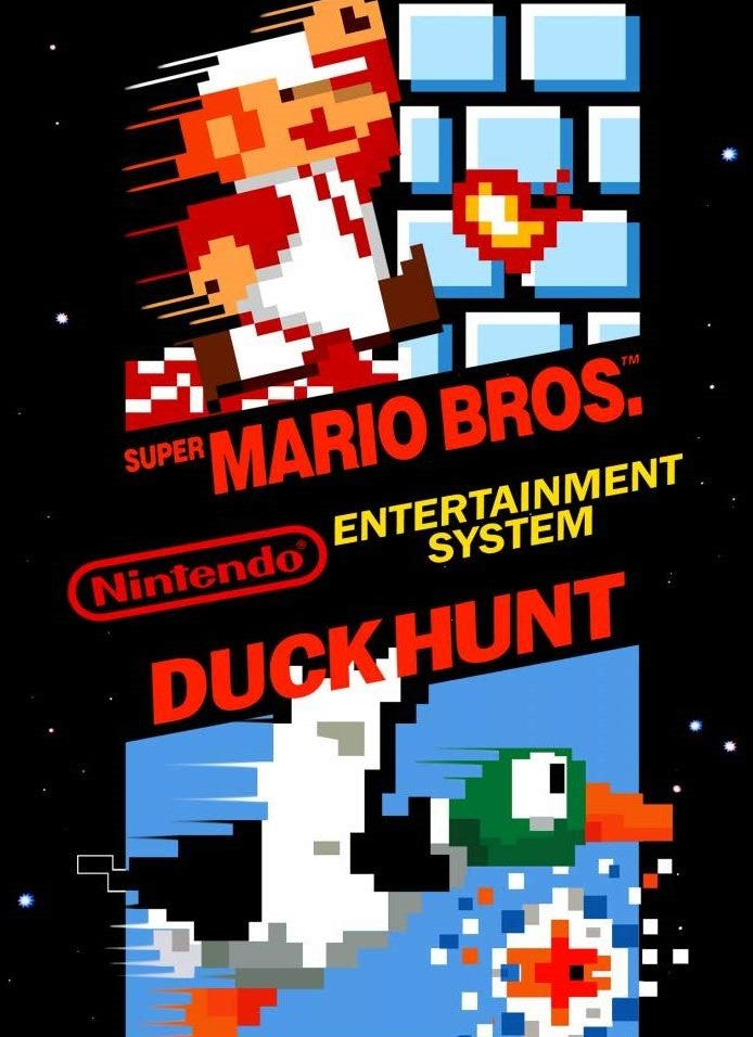 Super Mario Bros. & Duck Hunt - Classic Nintendo NES Game Bundle - Fun Retro Gaming for Kids & Adults - Perfect for Parties, Nostalgic Play & Collector's Display