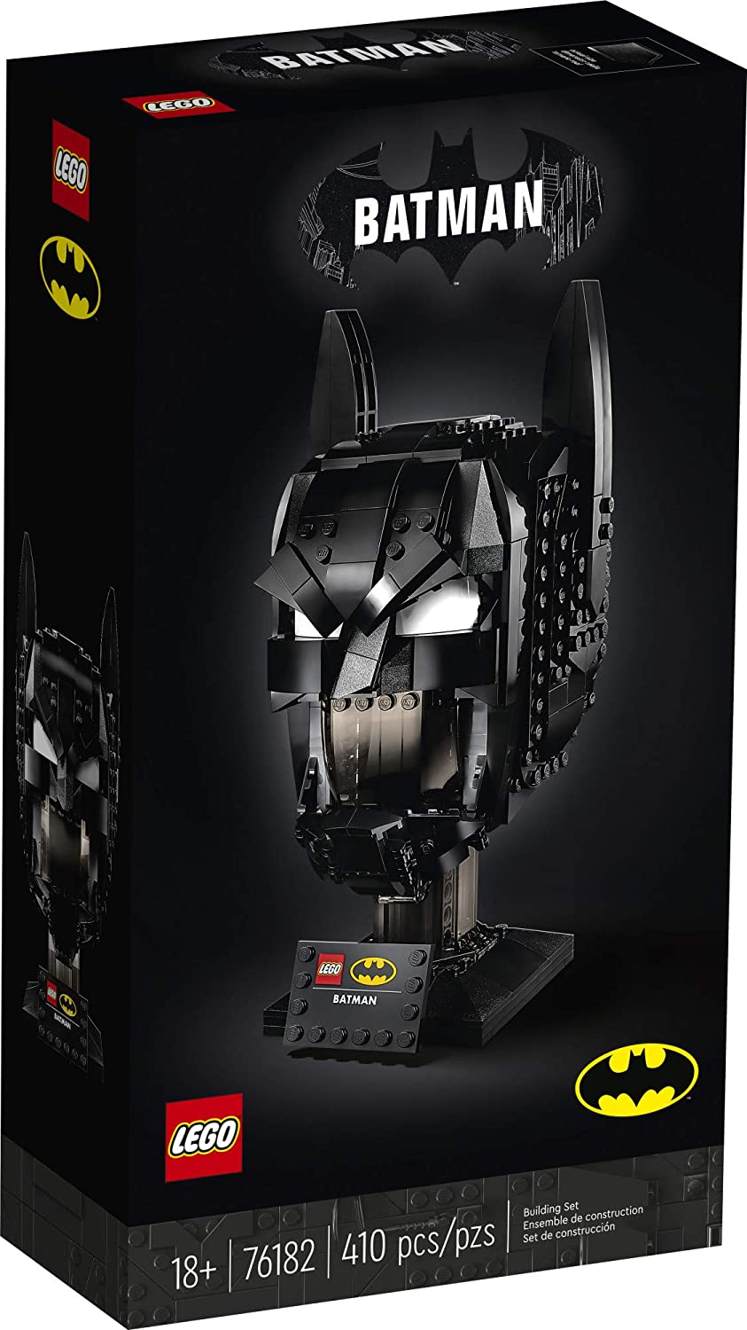 LEGO DC Batman: Batman Cowl Building Set 76182 - Collectible Superhero Display for Home & Office Decor
