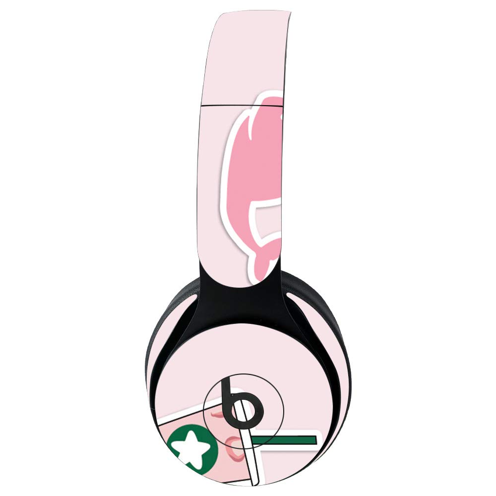 MightySkins Protective Vinyl Decal Wrap Cover for Beats Solo Pro Wireless Headphones - VSCO Girl Style | Durable, Customizable & Easy to Apply Skin | Made in USA | Perfect for School, Travel & Music Lovers