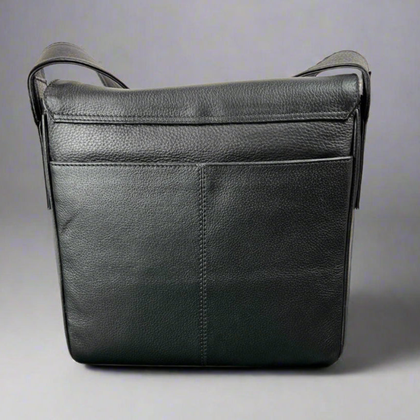 Premium Leather Crossbody Bag with Multiple Pockets - Stylish & Functional Organizer for Women - Perfect for Travel, Work, and Everyday Use