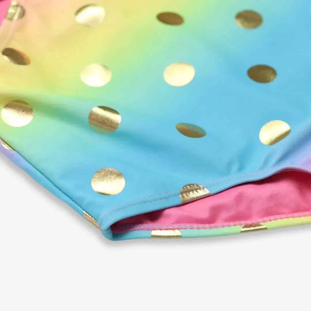 Appaman Erika One Piece Swimsuit for Women - Rainbow Dots Print Bathing Suit | Perfect for Beach Vacations, Pool Parties & Summer Getaways
