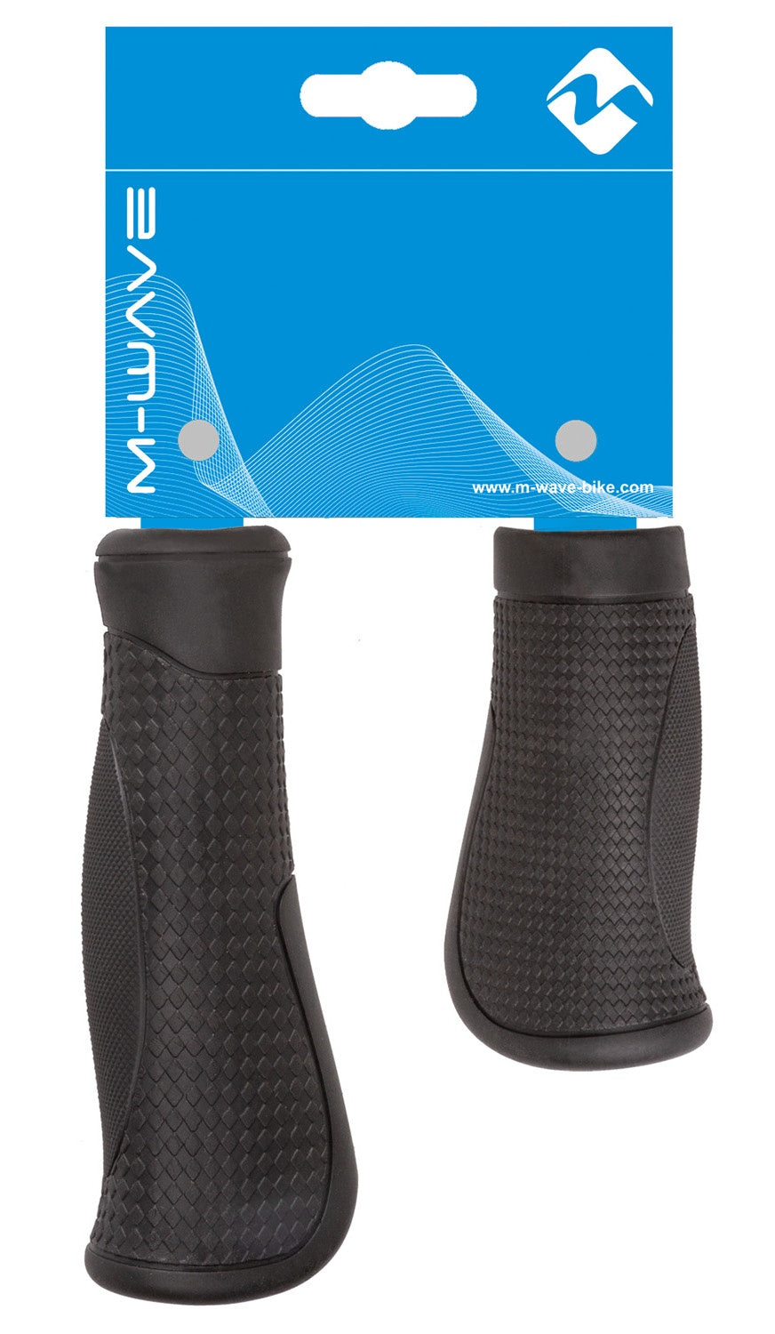 M Wave Cloud Base 2 S Handlebar Grips - Premium Mountain Bike Handle Grips for Comfort & Control - Ideal for MTB, BMX, Road Bikes & Cycling Adventures