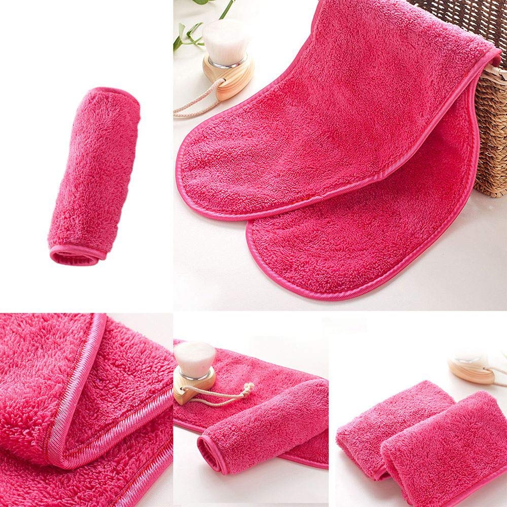 **Eco-Friendly Reusable Microfiber Towel for Makeup Removal & Face Cleansing | Soft & Gentle Facial Towel for Skincare & Travel**    *(Use Case: Perfect for daily makeup removal, gentle exfoliation, travel essentials, and eco-conscious skincare routines.)*