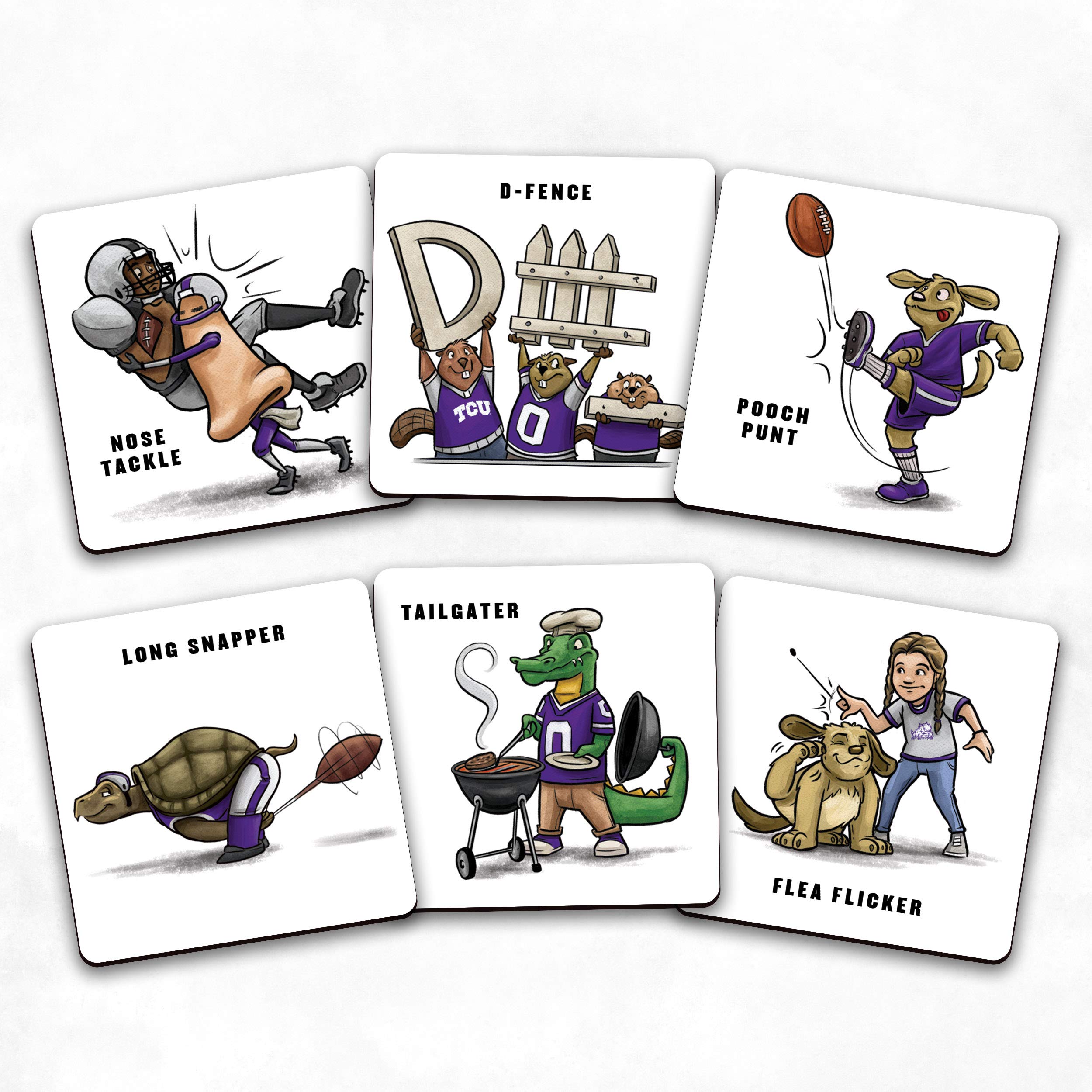 YouTheFan NCAA Memory Match Game - Fun College Sports Card Matching Game for Kids & Adults - Perfect for Family Game Night, Parties & NCAA Fan Gifts