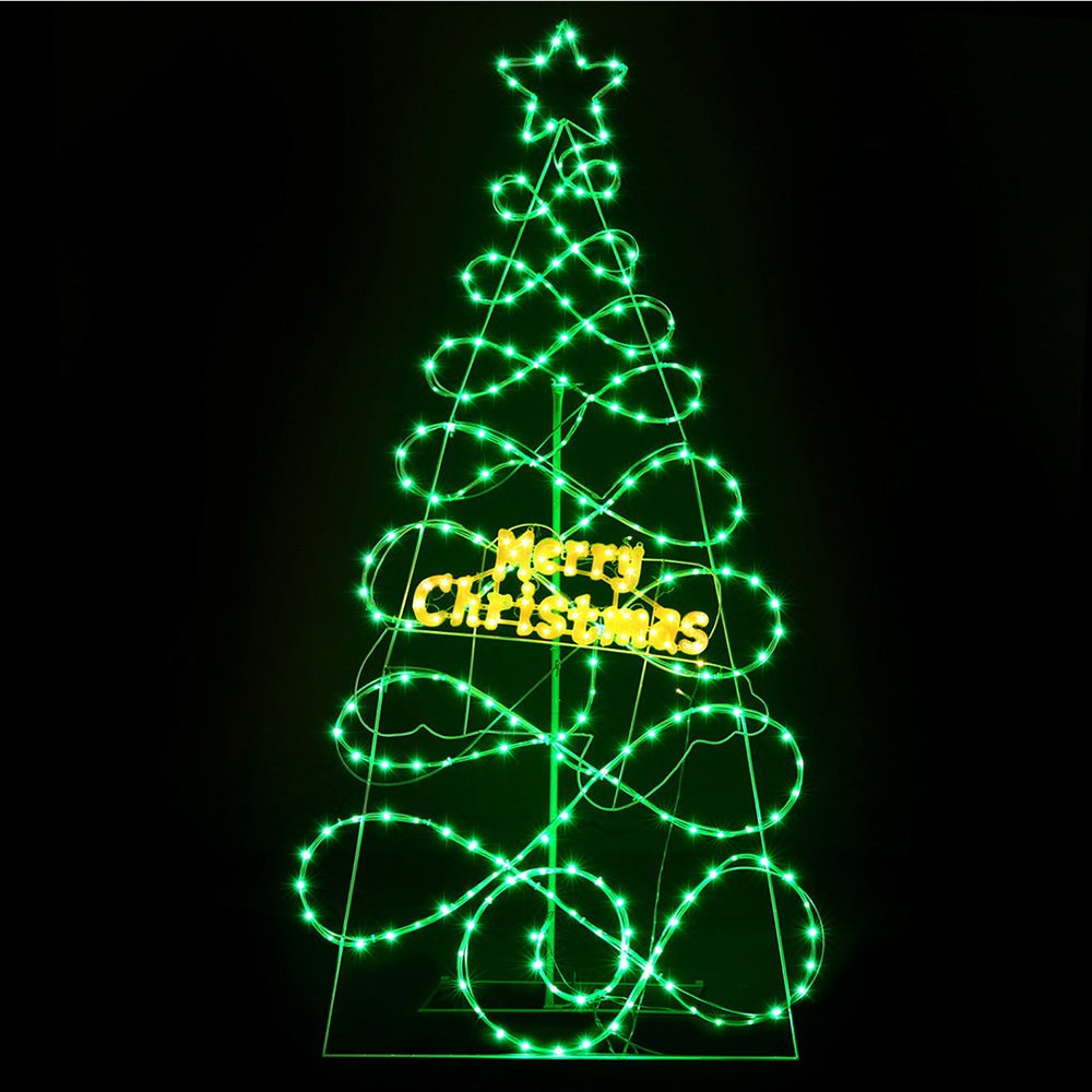 1.7m Christmas Tree with 230 RGB LED Lights - Pre-lit Holiday Decor for Home, Office & Party Decoration | Perfect for Living Room, Bedroom & Festive Celebrations