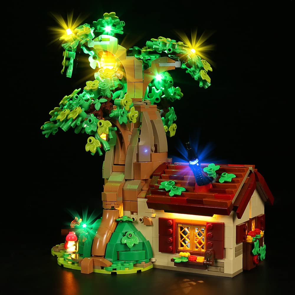 LED Light Kit for Lego 21326 Winnie The Pooh - USB Powered Lighting Set for Lego Winnie The Pooh Set (Lights Only, No Lego Included) - Perfect for Display & Nighttime Play