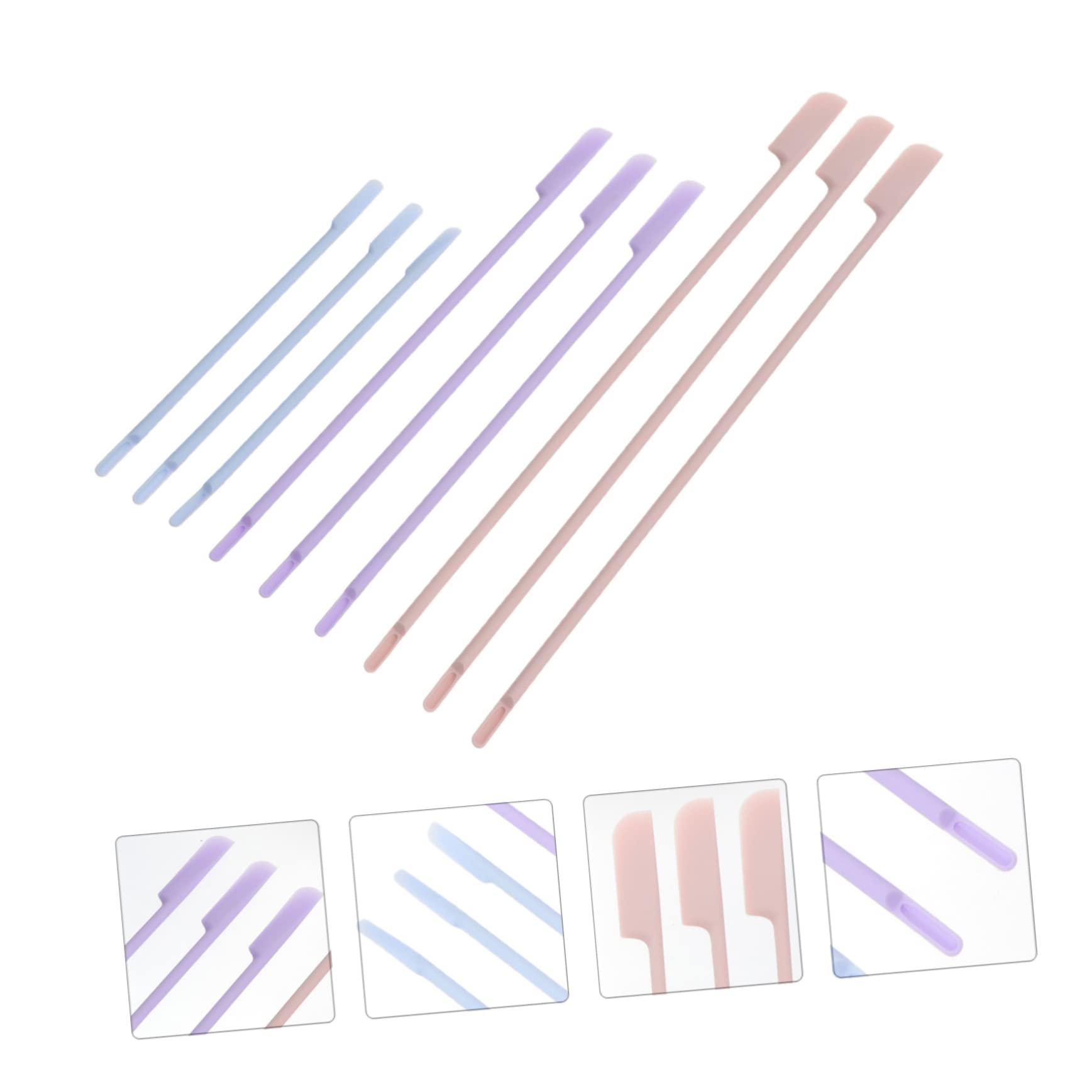 Didiseaon 9-Piece Makeup Spatula Set - Mini Beauty Scoop, Cream Spatula & Moisturizer Applicator for Face Makeup - Perfect for Professional Makeup Artists & Home Beauty Routines