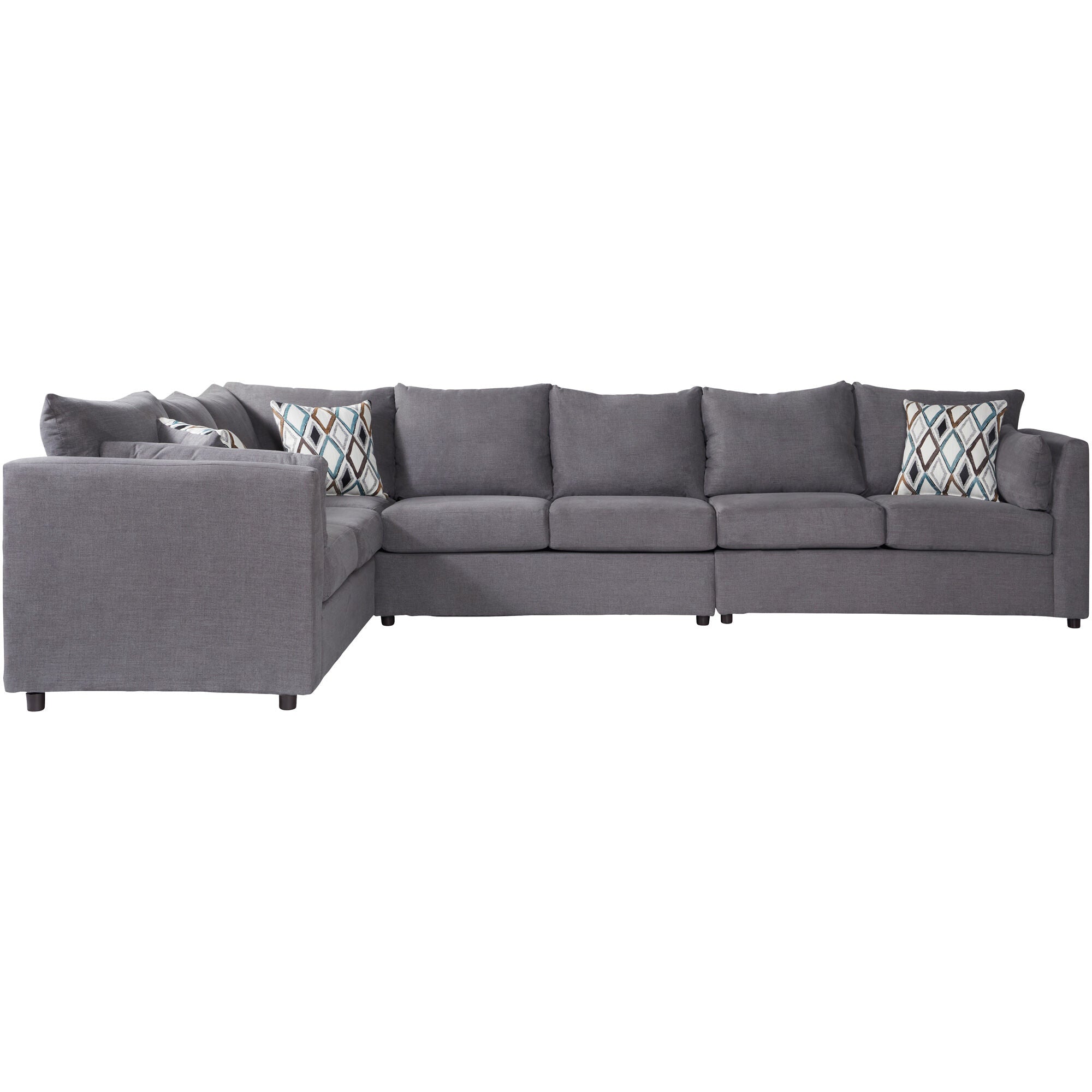 Payne 3-Piece Left Facing Sectional Sofa Set - Modern L-Shaped Couch for Living Room, Family Room & Home Theater