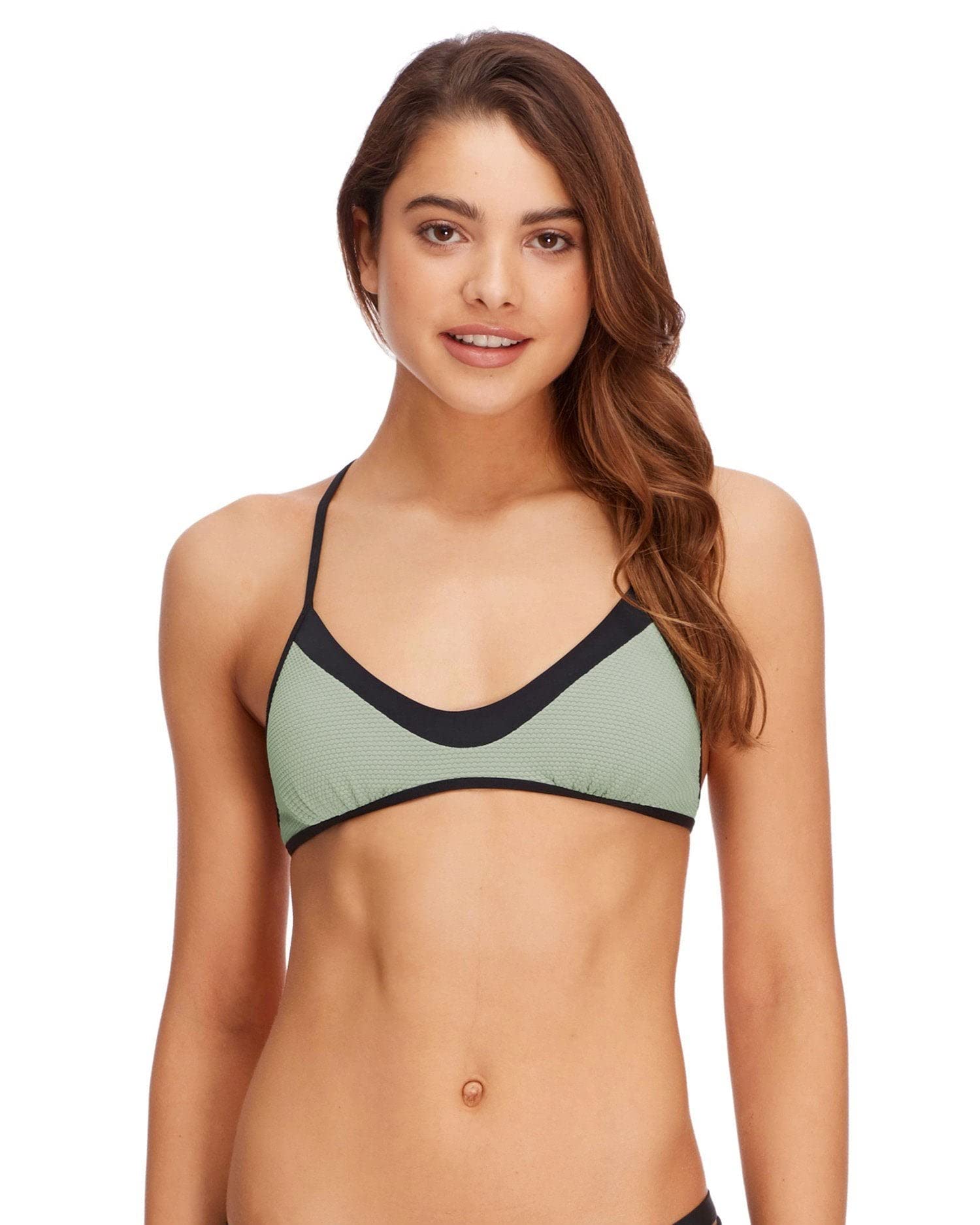 EIDON Women's Madison Fixed Triangle Bikini Top Swimsuit - Sexy Swimwear for Beach, Pool & Summer Vacation | Comfortable & Stylish Swim Top for Women