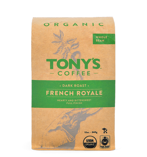 French Royale Fair Trade & Organic Coffee Beans - Premium Arabica Whole Bean Coffee for Home Brewing, Gifts & Office Use