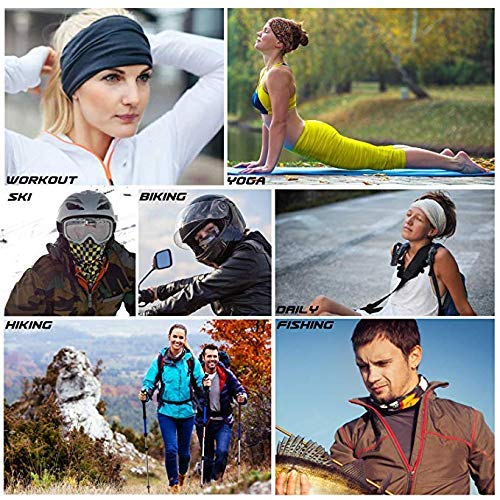 Gator Face Mask Neck Gaiter - Outdoor Multi-Use Bandana for Hiking & Sports