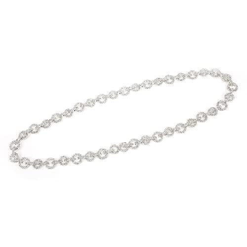 Sparkling Rhinestone Trim - Elegant Decoration for Holiday Parties, Birthday Celebrations & Corporate Events | Perfect for Headwear, Dresses & Accessories