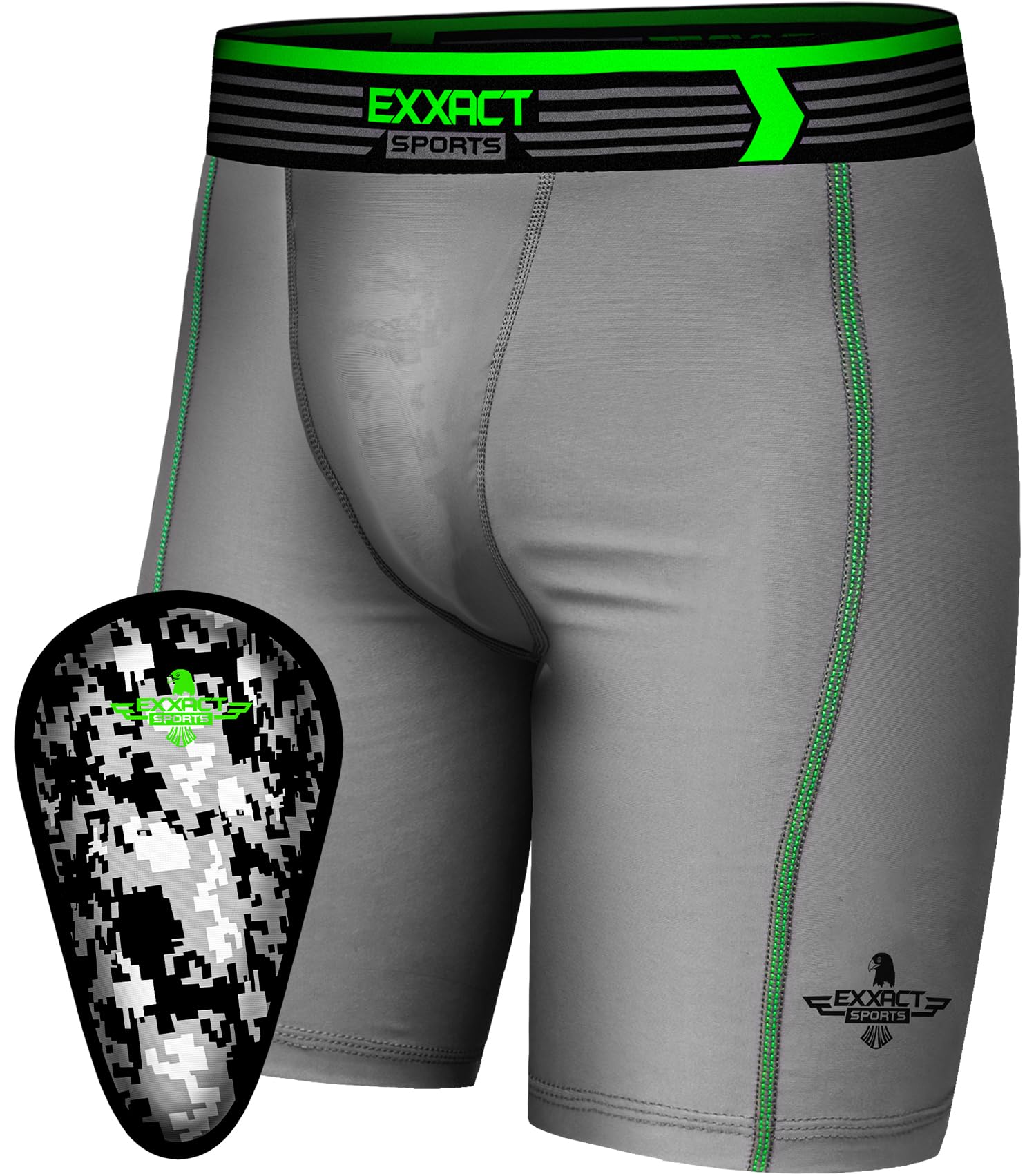 Youth Compression Shorts with Soft Athletic Cup - Boys Sports Underwear for Baseball, Football & Hockey | Moisture-Wicking & Breathable for Enhanced Performance & Comfort During Training & Games