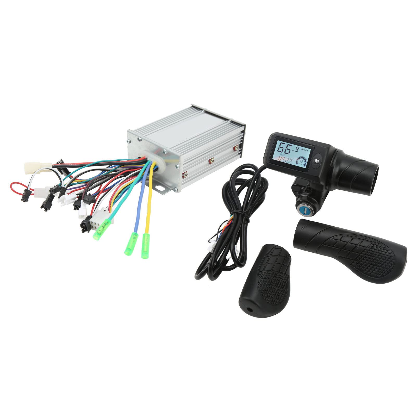 VGEBY 450W Electric Scooter Controller Kit - Brushless Motor Controller, LCD Display & Throttle Grip for 36V/48V E-Scooters - Perfect for DIY Upgrades & Electric Bike Conversions