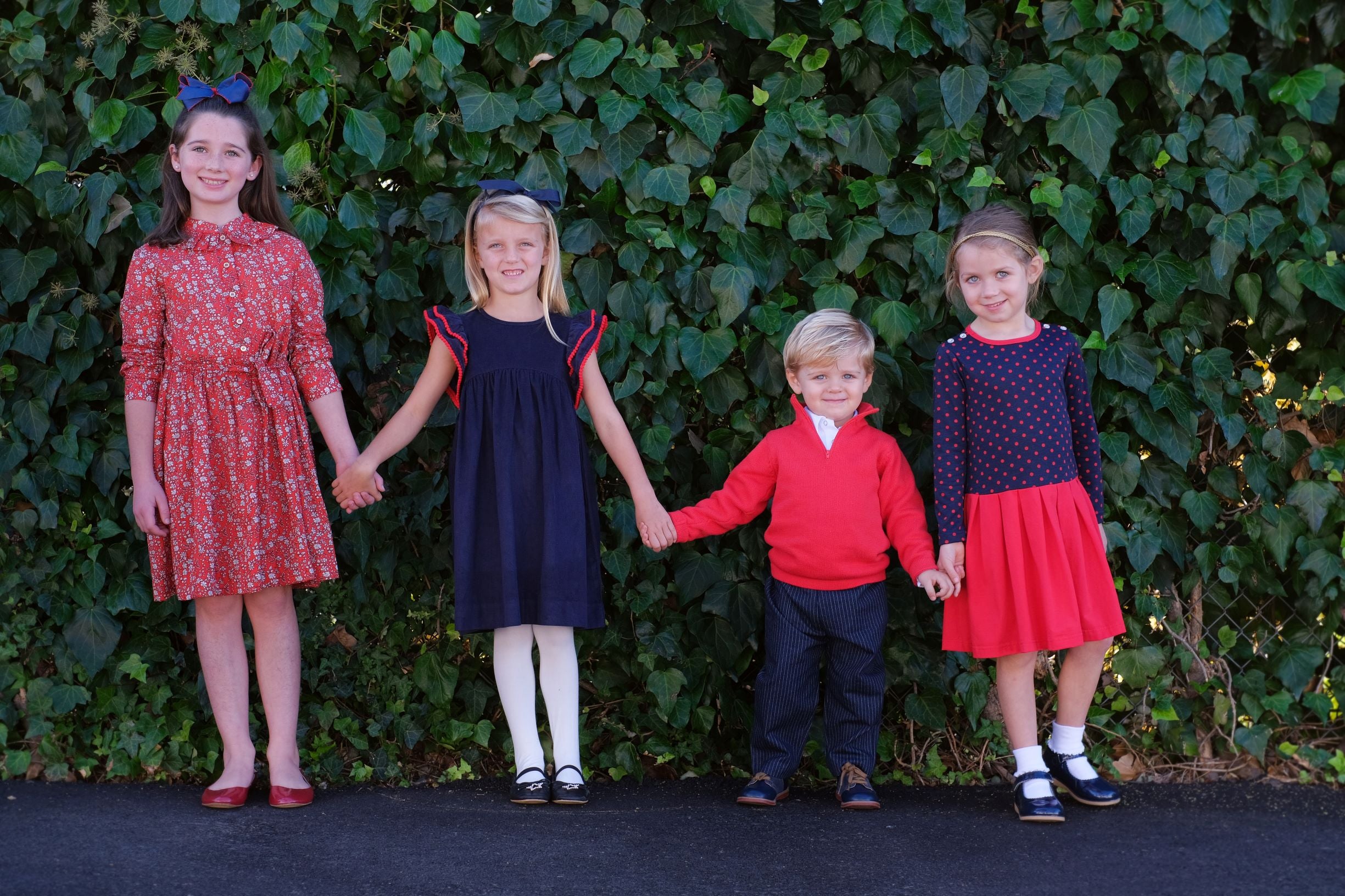 Zoe Girls Flutter Sleeve Corduroy Dress in Navy Blue - Perfect for School, Parties, and Special Occasions