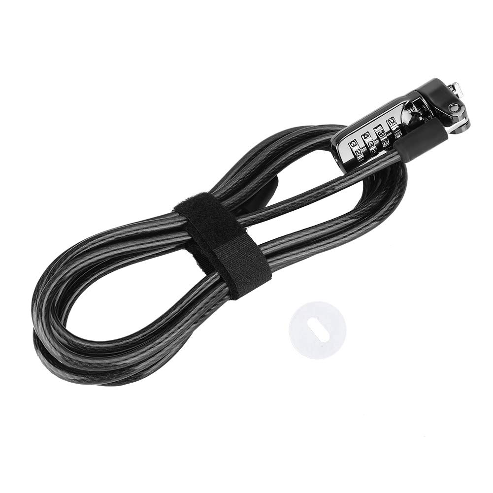 Xinwoer Laptop Lock - Keyless Digital Combination Security Cable for Laptop, Notebook & PC - Anti-Theft Protection for Home, Office & Travel Use