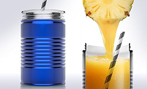 Asobu I Can - Premium Stainless Steel Insulated Water Bottle with Straw Lid, Leakproof & BPA-Free - Perfect for Gym, Hiking, Travel & Everyday Hydration