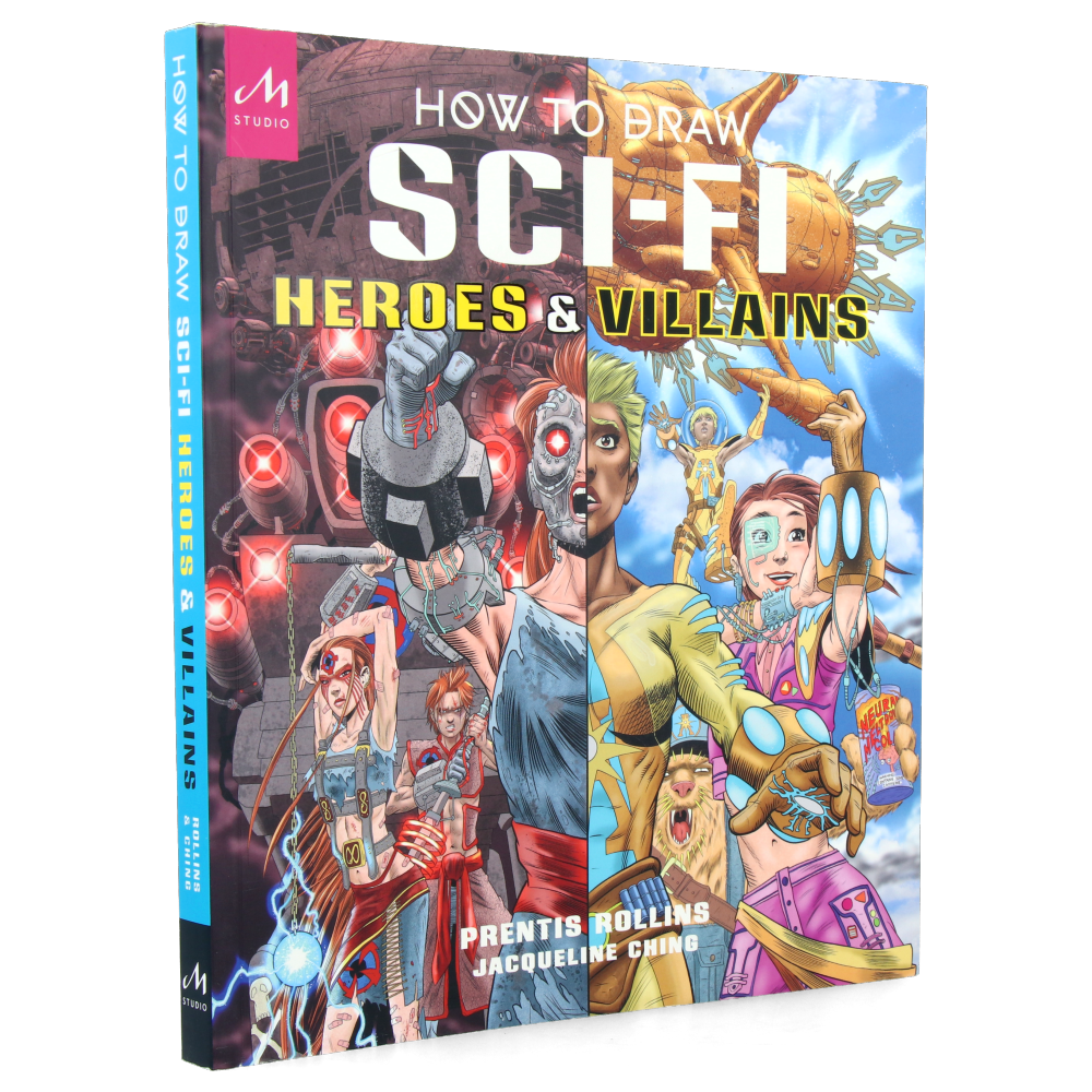 How to Draw Sci-Fi Heroes and Villains - Step-by-Step Drawing Guide for Comics & Concept Art | Perfect for Beginners & Artists