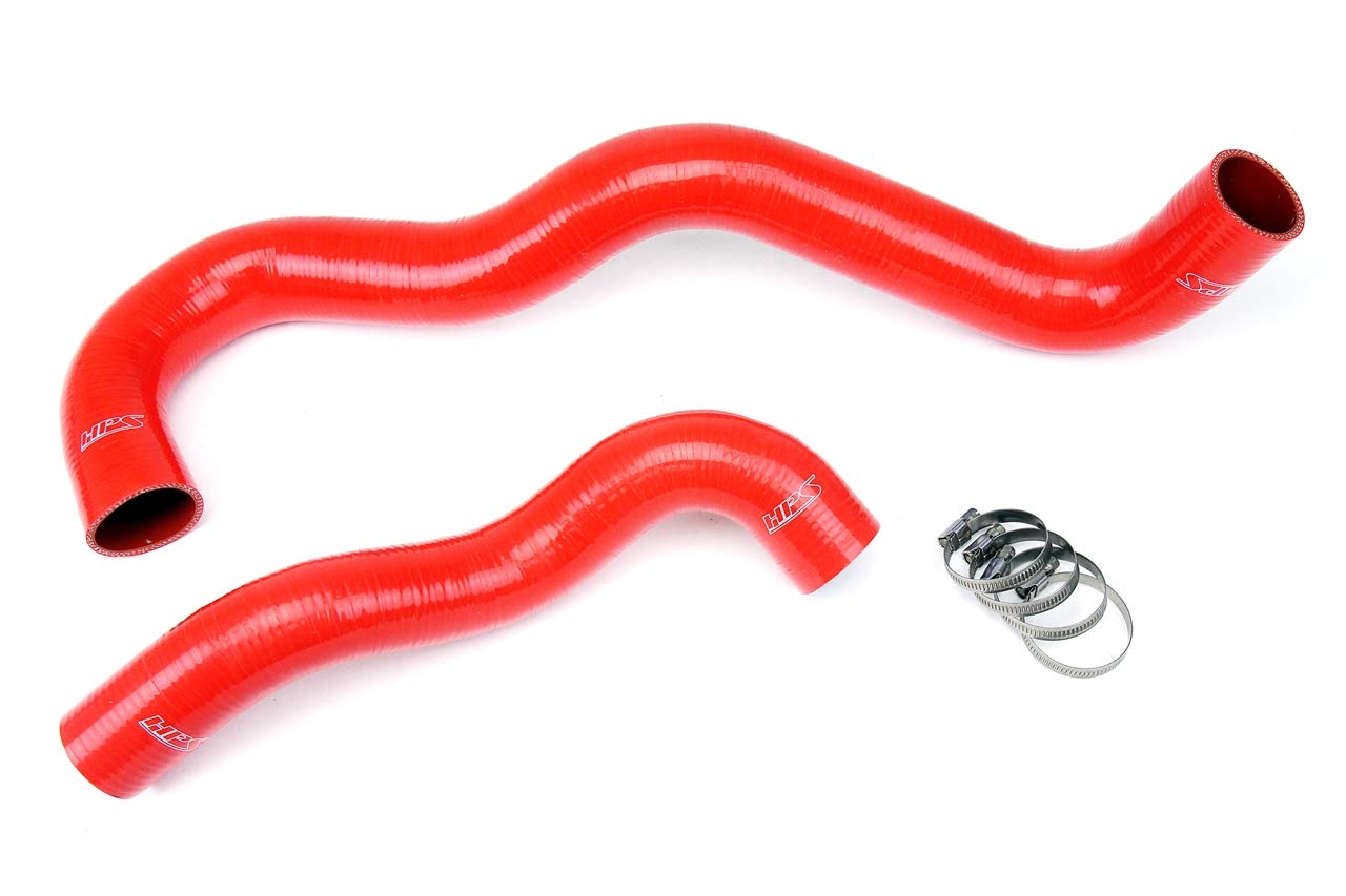 HPS (57-1075-RED) High Performance Silicone Radiator Hose Kit for Ford Excursion 2000-2005 - Replacement Cooling System Hoses for Off-Road, Towing & Extreme Temperatures