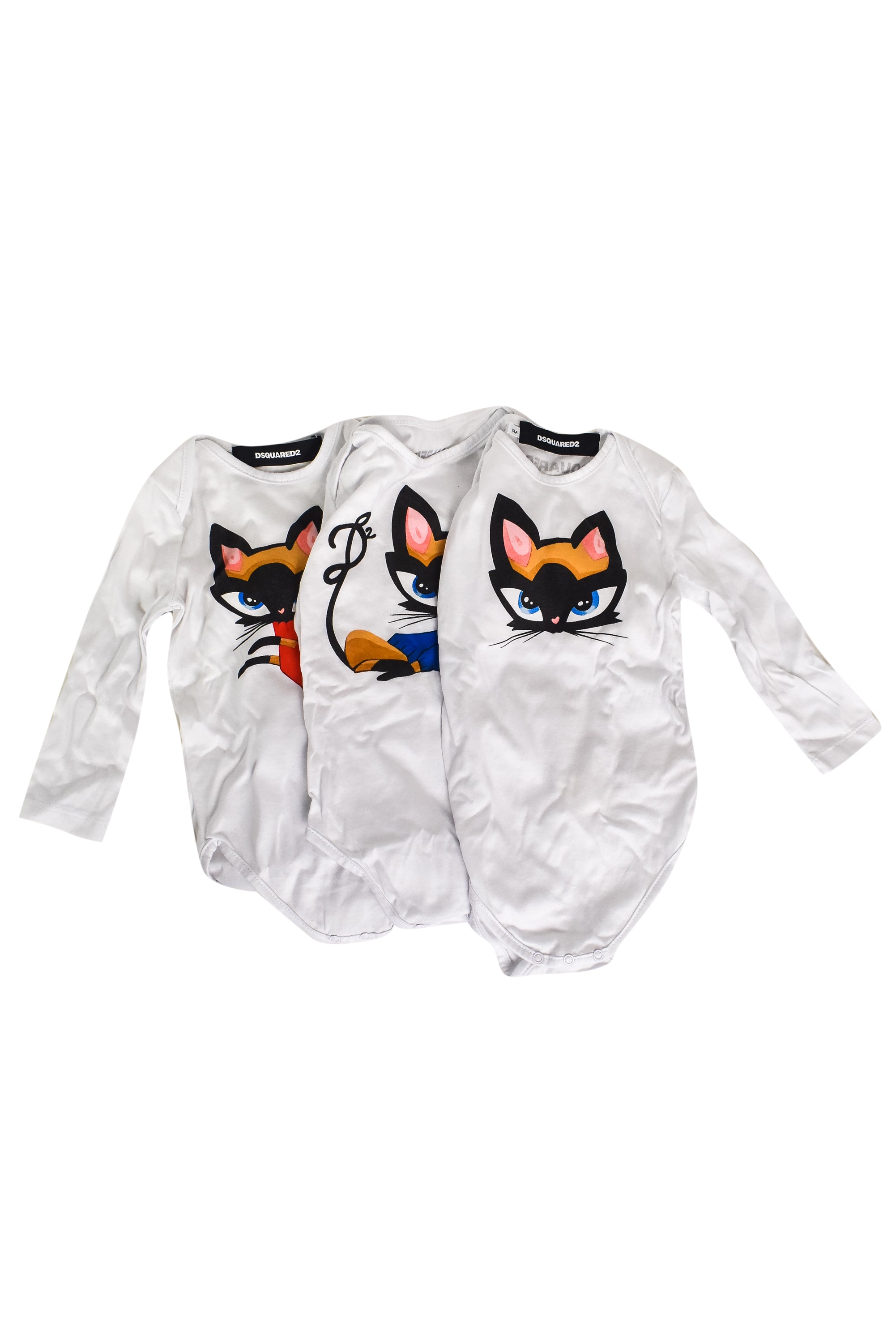 DSquared2 Baby Bodysuits for 6 Months - Soft Cotton Infant Onesies for Boys & Girls - Perfect for Everyday Wear, Playtime, and Photo Shoots
