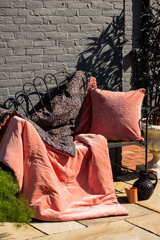 Black & Pink Velvet Reversible Tiger Print Quilt - Soft Luxurious Bedding for Kids Room, Nursery, or Dorm Decor
