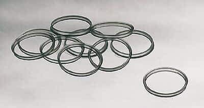 Pyrex 3451460 1395-45LTR Clear Pour Rings for 1395 Media Bottles - Laboratory Glassware Accessories for Precise Liquid Transfer in Scientific Experiments