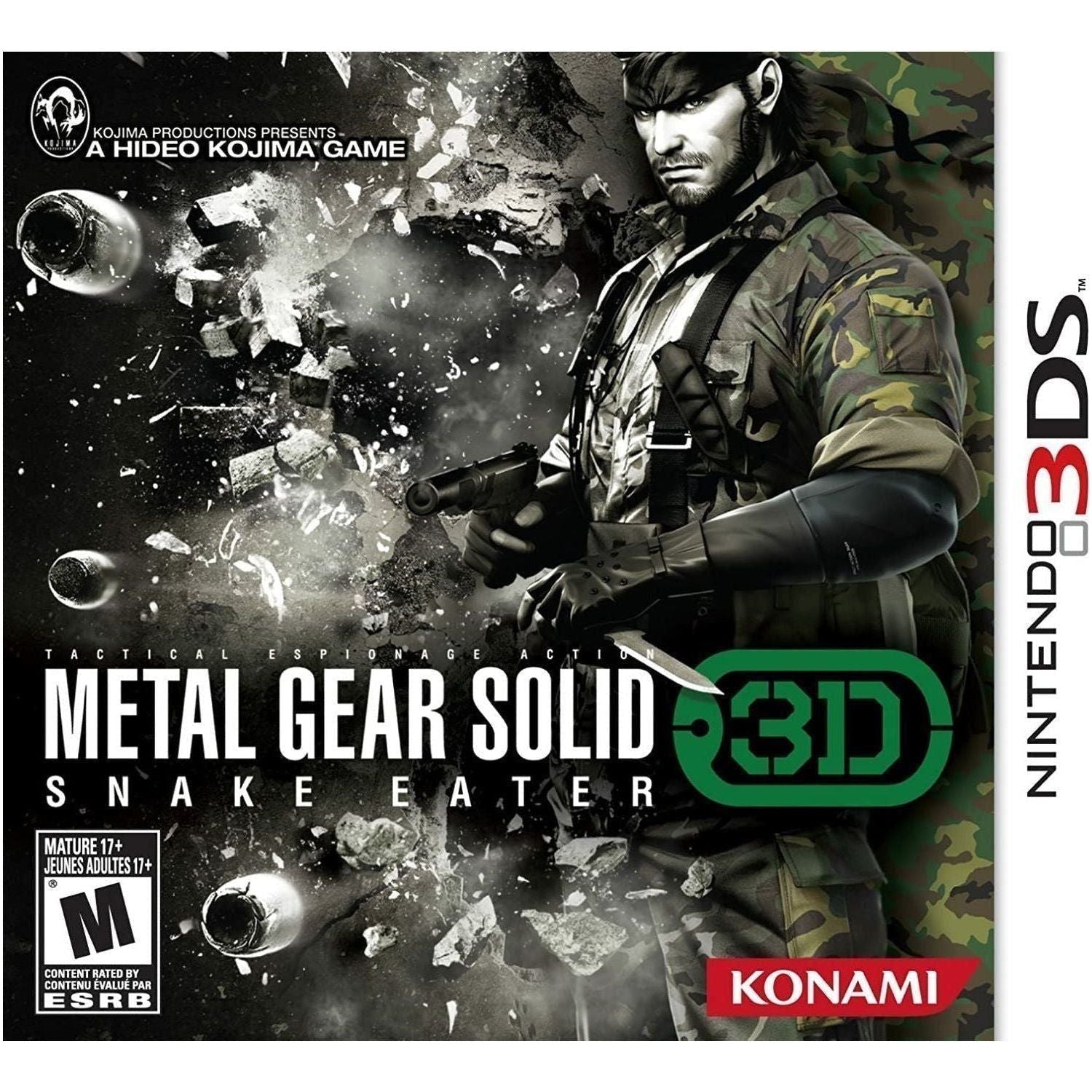 Metal Gear Solid Snake Eater 3D for Nintendo 3DS - Complete with Original Case | Action-Adventure Game for Stealth Missions & Tactical Gameplay