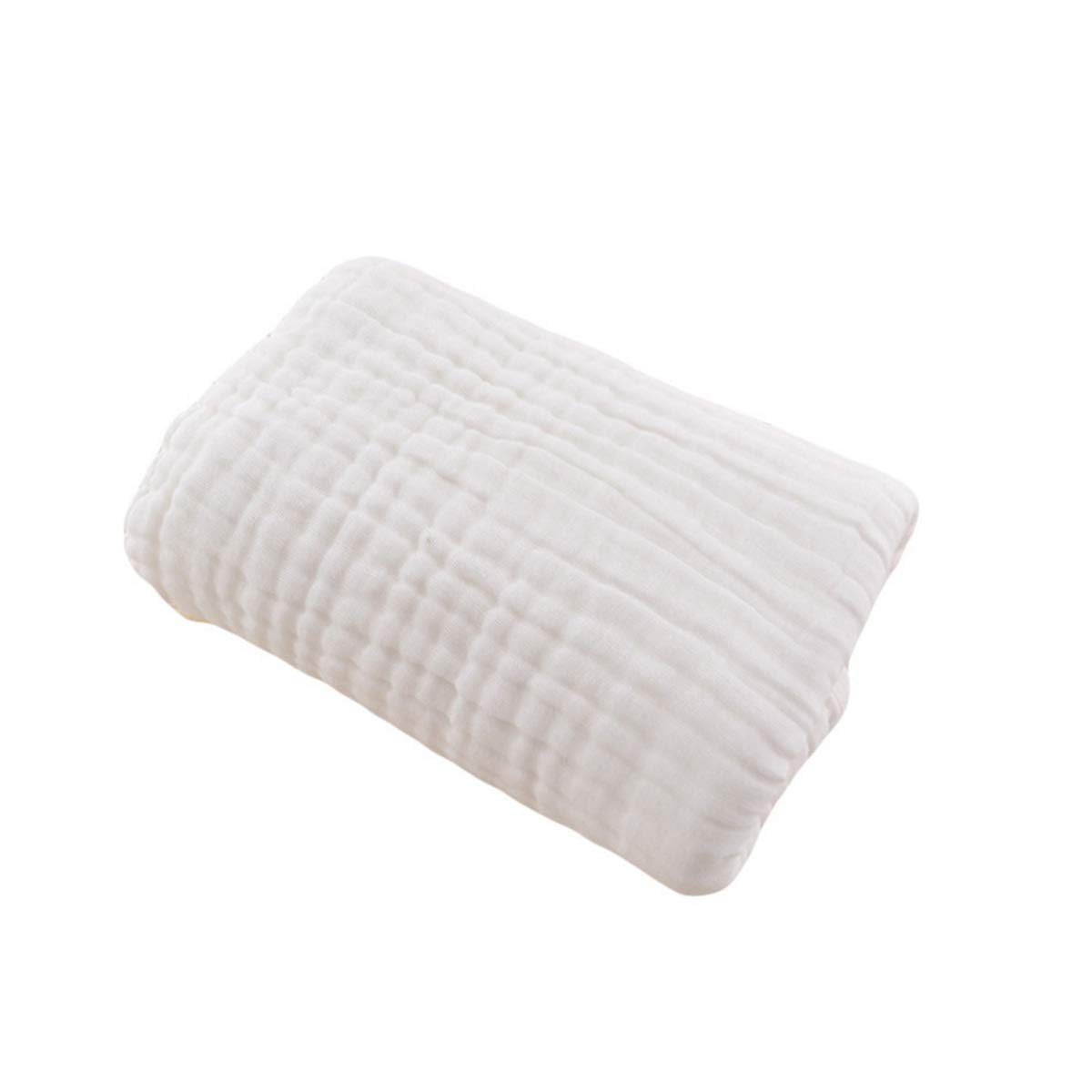 Organic Muslin Baby Towel - 100% Cotton Gauze Soft Infant Bath Towel, 6-Layer Newborn Blanket (43.3