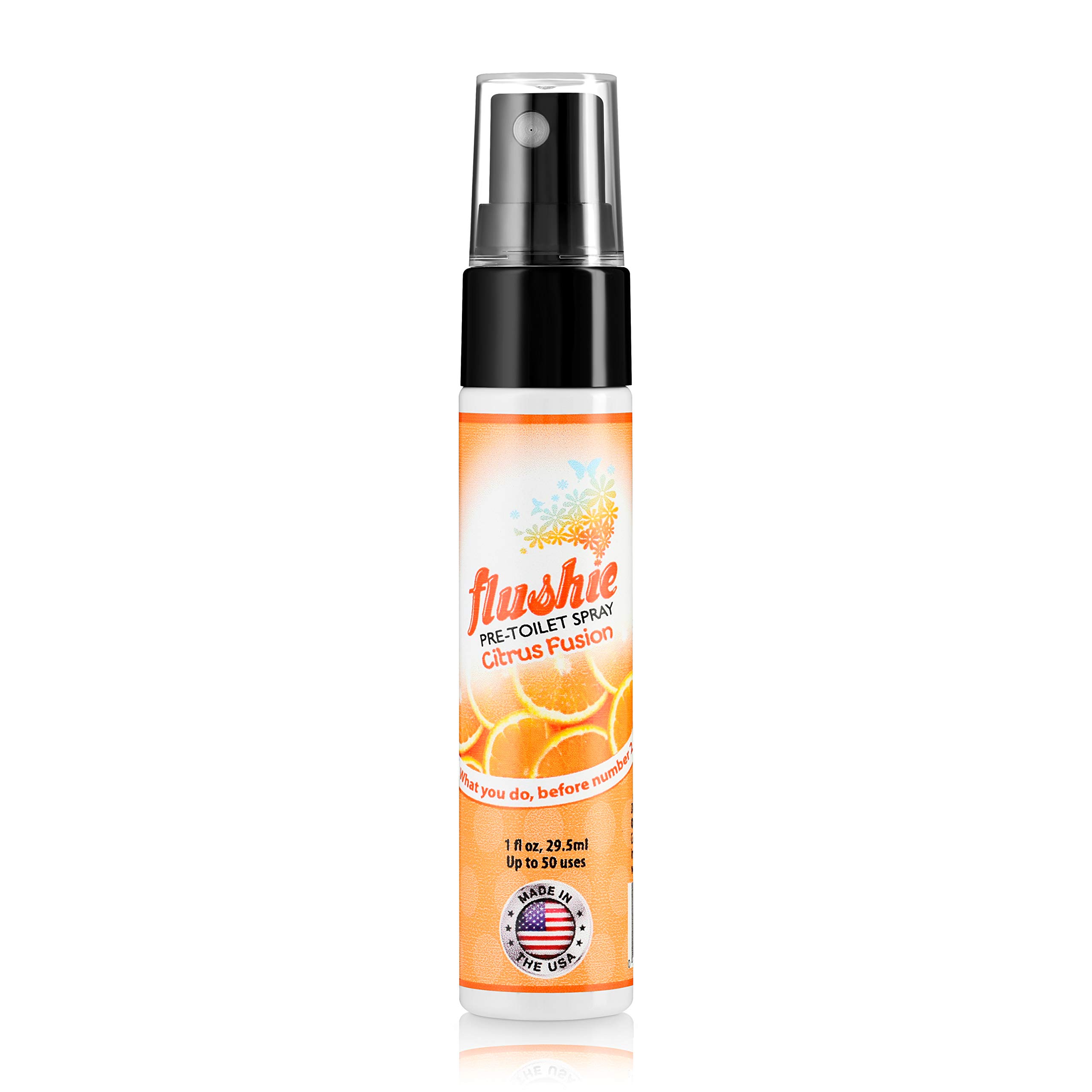 **Travel Size Poop Odor Eliminator Spray - Portable Toilet Deodorizer for Bathroom & Travel Essentials | Freshen Air at Home, Office, or On-the-Go**