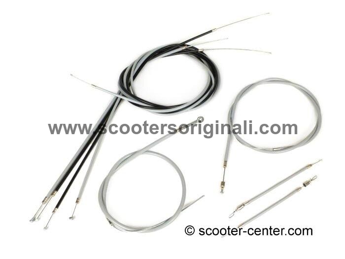 Vespa Smallframe Teflon Lined Cable Set - BGM PRO Replacement Part for Smooth Gear Shifting | Perfect for Vespa Scooter Maintenance & Performance Upgrades