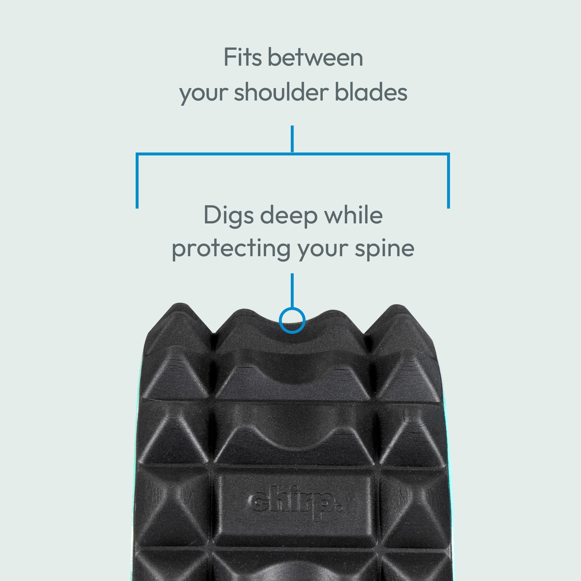 Chirp Wheel XR 10 - Back Pain Relief & Spinal Alignment Acupressure Massage Tool for Home & Office Use