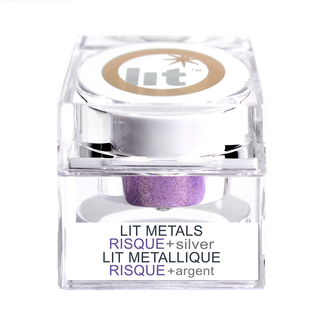 Lit Metals Risque + Silver Necklace - Elegant Silver Jewelry for Women, Perfect for Parties, Dates & Special Occasions