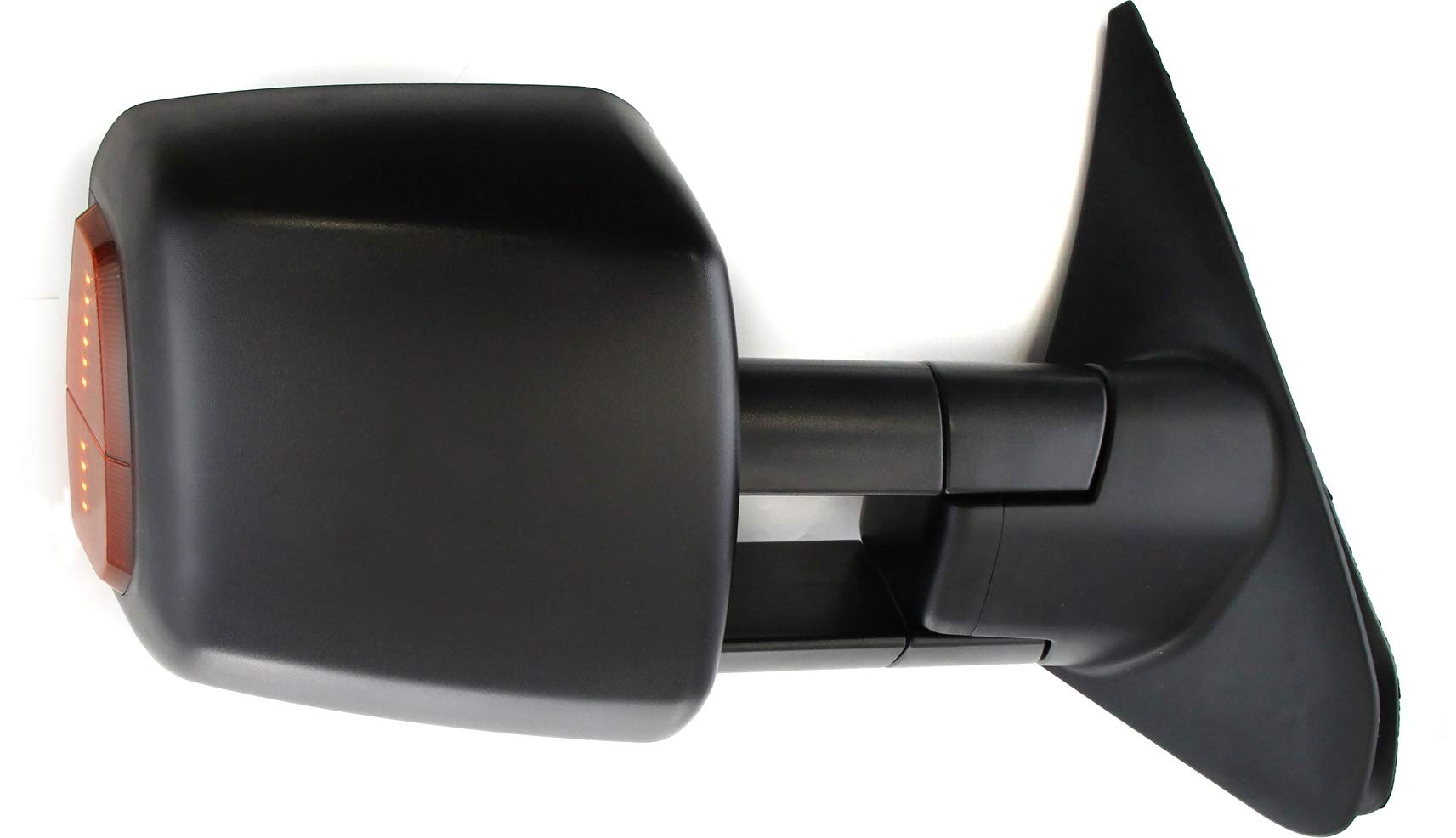 2007-2021 Toyota Tundra Power Heated Towing Mirrors - Driver & Passenger Side with Signal Light | Kool Vue Textured Standard Cab Replacement Mirrors | Enhanced Visibility for Winter Towing & Off-Road Adventures
