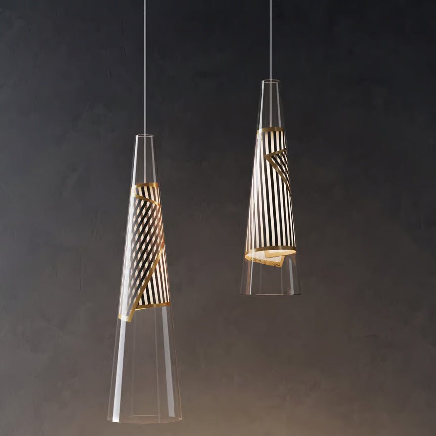 Cono Di Luce Small Cluster Suspension Lamp - Modern Ceiling Light Fixture for Dining Room, Kitchen Island & Bedroom Lighting | Dimmable LED Pendant Light for Home Decor