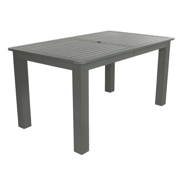 Weatherly 7-Piece Rectangular Counter Height Outdoor Dining Table and Chair Set - Patio, Garden, Backyard Furniture for Dining & Entertaining