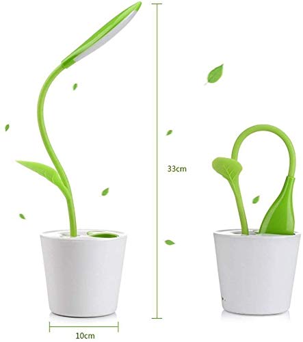 Modern LED 5W Adjustable USB Table Lamp - Eye Protection Reading Light for Kids, Plants & Seedlings | Creative Cartoon Design for Bedroom, Study & Office Decor