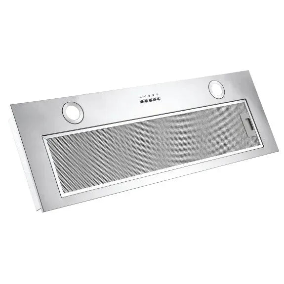 Beko 90cm Undermount Range Hood - Stainless Steel BRH90UX - Powerful Kitchen Ventilation for Smoke & Odor Removal - Perfect for Modern Home Cooking